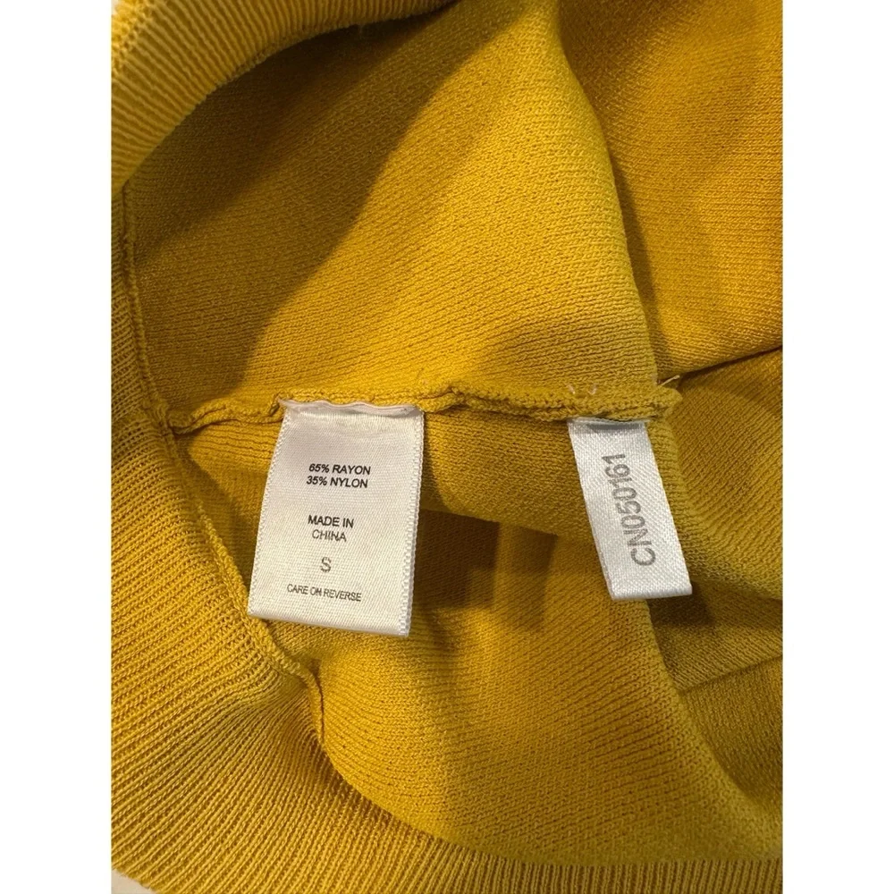 Gabrielle Union for NY&C Mustard Faux Wrap Pencil Skirt - Size Small - Picture 7 of 11